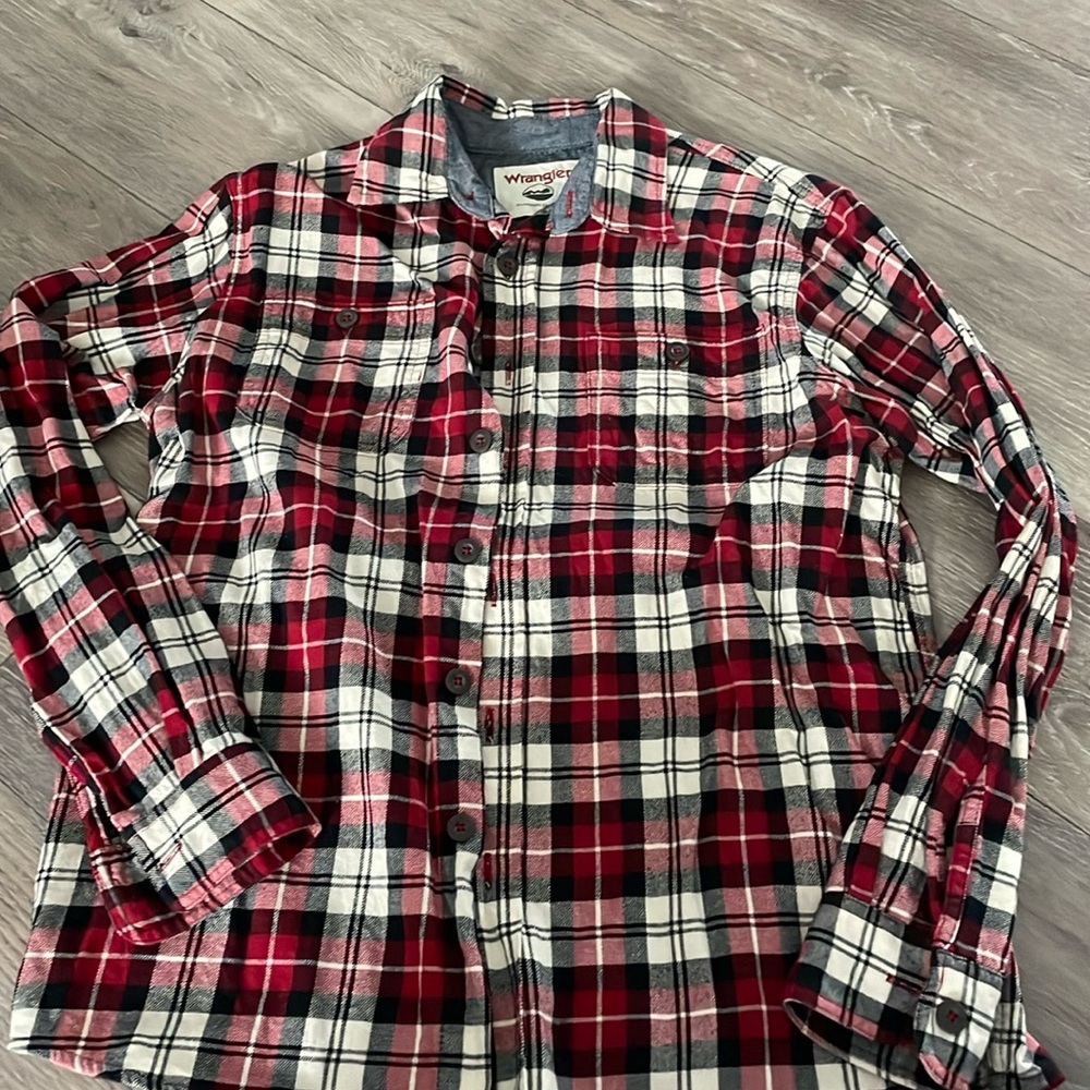 Wrangler 100% cotton men’s M flannel